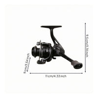 Mini Rotating Reel Front Spool Sporting Goods Portable