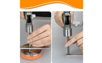 Jewelry Stamping Tool Kit Ergonomic Rubber Handle for Crafters, Beginners