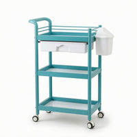 Rolling Utility Cart with Drawer Versatile for Hairstylists