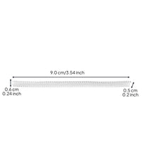 Adjustable clear silicone ring sizer