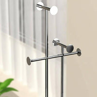 Necklace Holder with Tray Carbon Steel Frame Jewelry Tree Stand Accessible