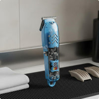 Transparent Hair Clipper Guide Combs Grooming Tool USB Charging