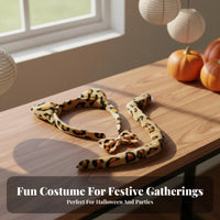 Big Cat Costume Accessories Cartoon Design Big Cat Print Dress-up Kit Print Cosplay Accessories Easy to Wear for Carnival