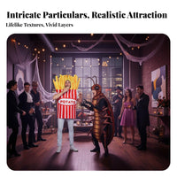 Food Shaped Costume Hilarious Design Food Costume Eye-Catching for Adults, Women