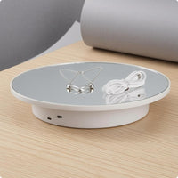 Electric Rotating Display Stand USB Powered Product Photography Turntable Smooth Rotating Display Stand Photographers