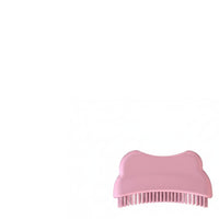 curvedShaped Face Brush Dotted Grip Silicone Facial Brush Matte Finish