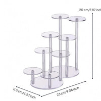 Perfume Display Stand Round Tiered Display Stand Space Saving