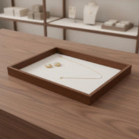 Jewelry Storage Tray Custom Size Band Display Box Large Capacity for Dresser