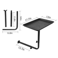 Adjustable Salon Tool Tray Rotating Hairdresser Tray Aluminum for Barbershop