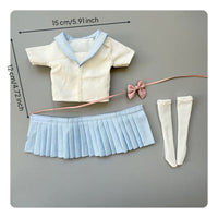 1/6 Scale Sailor Uniform Faithful Design JK Design Doll Outfit JK School Girl Costume for Hobbyists