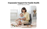 spine Support Floor Seat Ergonomic Design Adjustable Japanese-design floor mat Chair for Living Room
