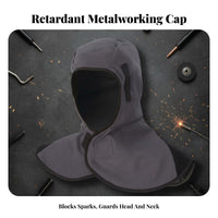 Long-Lasting Material Retardant Metalwork Hood Adjustable Fit Metalwork Hood Breathable for Welders, Industrial Workers