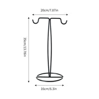 Crossbar Display Stand Stable Base Scarf Display Stand Space-Saving T Vertical Handbag Holder for Boutique Owners