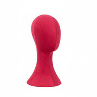 Velvet Head Form Elegant Design Hairpiece Display Stand Stable Base