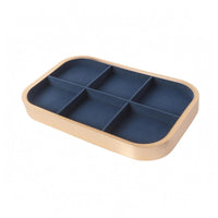 Rectangular Jewelry Tray Scratch-Proof Accessory Organizer Prevents Tangles