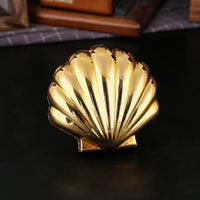 Shell-Shaped Jewelry Box Compact Clamshell Jewelry Box Sturdy