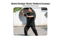 Loose Tang Suit Shirt for Men, Short Sleeve, Frog Button, Relaxed Chinese Style, Summer
