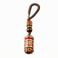 Engraved Charm Gold-Tone Fittings Brass Charm Decorative for Keyring