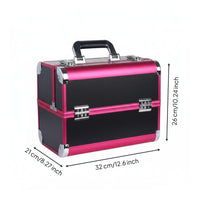 Makeup Train Case Multi-Layer Train Case Large Capacity for on-Set