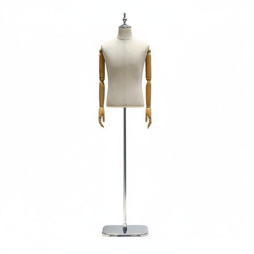 Half Body Suit Display High-End Design Half Body Mannequin Stand for Showroom