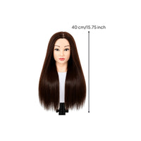 Hairdressing Mannequin Head Natural-Looking for Braiding Practice