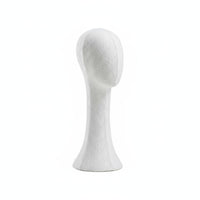 Pinnable Head Form Multi-Purpose Mannequin Head Extended Neck for Craft Fair
