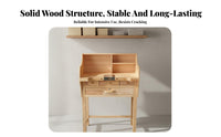 Lined Tray DIY Jewelry Work Table Long-Lasting Jewelers Bench Solid Hardwood Jewelry Making Desk Heavy-Duty Construction for Goldsmiths, Craftsmen, Hobbyists, Studio, Craft Room, Home, Garage