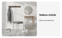Upholstered Dressing Chair Modernist Design Upholstered Lowrear Chair for Bedroom
