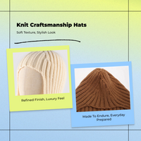 Knit Hat, Warm Winter, Soft Modern Style for Women