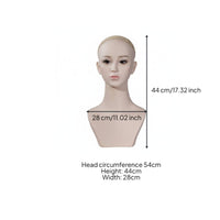 Hairpiece Head Model High-End Fake Head Mannequin Life Size for Shop Window