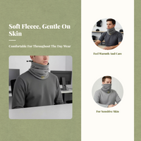 Neck Warmer, Adjustable Fleece, Windproof Thermal for Men Women