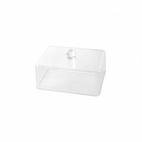 Rectangular Cake Cover Particle-Resistant Buffet Display Cover Rectangular Lidded Cake Tray Long-Lasting Transparent Food