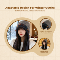 Knit Hat for Men and Women, Thick, Winter, Relaxed