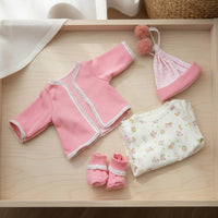 4 Pieces Reborn Doll Clothes Set All Seasons Wear Toy Accessory Great Gift Idea