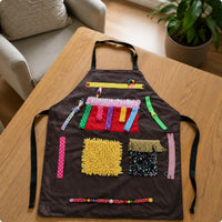 Fidget Apron Textural Sensory Play Apron Soft Material Care Item