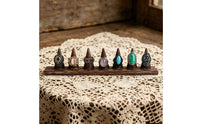 Wood Cone Jewelry Stand Hand-Finished Jewelry Cone Stand Space-Saving