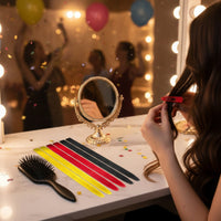 12 Pieces Hair Extensions with Clips Colorful Clip-in Hairpieces Long