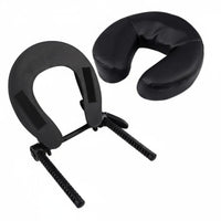 Ergonomic Design U-Shaped Headrest Pillow and Bracket Long-Lasting Construction Adjustable Massage Face Cradle Easy to Install for Salon