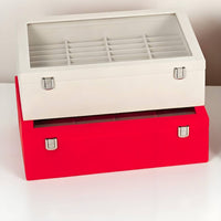 Bracelet Organizer Box Dustproof Glass Lid Bracelet Box Sturdy Construction