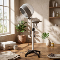 Vertical Hair Steamer Machine Height-Adjustable Vertical Hair Steamer Wheeled for Salon
