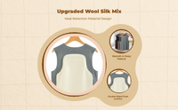 Men's Warm Fleece Vest, V-Neck, Winter