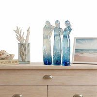 Sisters Sculpture Symbolic Friendship Statue Elegant for Desk