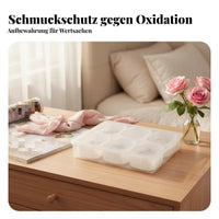 Clear Multi-Grid Storage Case Transparent Design Multi-Grid Storage Box Portable
