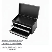 Three-Tier Storage Box Painted Finish 3 Tray Tool Chest Long-Lasting
