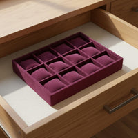 Watch Pillow Tray Gift Choice 12 Slot Watch Box Drawer Fit for Shop Counter