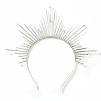 Radiant Crown Statement Piece Radiant Crown Headband Celestial Headpiece Attention-Grabbing-Catching Celestial Point