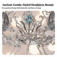 Chinese Design Tassel Crown Intricate Design Traditional Chinese Attire Hair Accessory Ethereal Design Hair Crown Elegant Alloy