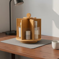 Rotating Makeup Organizer Large Capacity Turntable Cosmetic Holder