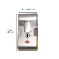 Luggage Lock Replacement, Universal Suitcase Combination Lock, protected Clamp for Travel Cases, Utility Box, Drawer