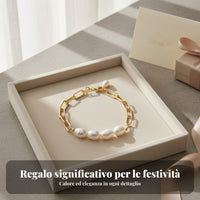 Multi-Layer Chain and Pearl Bracelet Light Luxury Feel Layered Bracelet Set